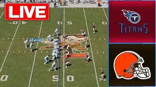 🔴 LIVE🔴Cleveland Browns vs Tennessee Titans/ Week 14 / Madden NFL 26