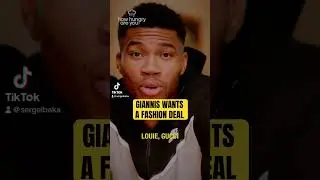 Giannis wants a fashion deal #howhungryareyou #hhay #spicyquestions #fashion #giannisantetokounmpo