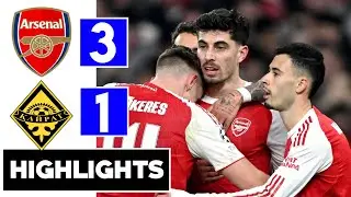 Arsenal vs Kirat 3-1 Highlights goals & Gabriel Martinelli | champions league 