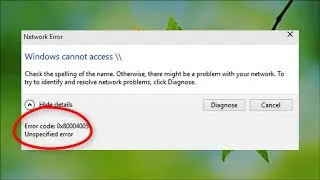Error 0x80004005  - Network Share after Update to Windows 11 24H2 - How To Fix it - 2025