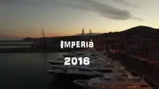 Harbor of Imperia (Oneglia) at night