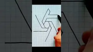 How to draw a 3D drawing ✏️ Easy 3D drawing step by step 🪜 #youtube #drawing #art #howtodraw