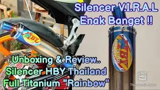UNBOXING & REVIEW | SILENCER HBY FULL TITANIUM ORIGINAL THAILAND | SILENCER VIRAL !!