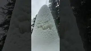 Ice Volcano Eruption!