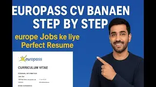 Europass Resume Making Guide | Create a Professional CV for Europe Jobs