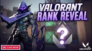 Valorant Rank Reveal #live #valorant