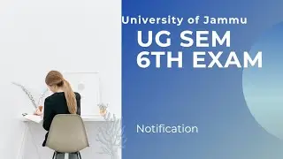 Conduct of UG 6th Sem MCQ based online (CBCS & Non-CBCS) Exams 2021,Jammu University#Jatinderjyoti