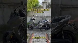 Horwin Sk3 Elektrikli Motorsiklet Yıkadık. #motorbike #trending