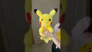 New Talking Pikachu Plush from Takara TOMY! #pikachu #pokemon #asmr #shorts
