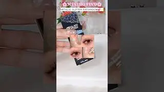 Affordable Glitter Eyeshadow Under ₹200 | Meesho Makeup Find #meesho #eyeshadow #shorts