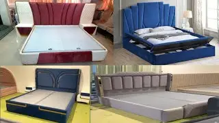 Storage Queen Size  bed with mattress a🛌s furniture manufacturing