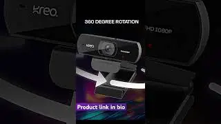 Full HD 1080P 60 FPS Webcam Digital Mic, Plug and Play Setup for Video Call Streaming YouTube #shots
