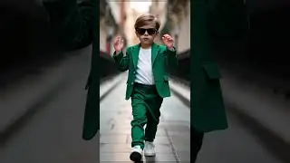 4 baby fashion icons just dropped UK VIP looks 💼👶✨Luxury in every slow-motion step!