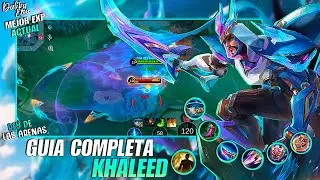 KHALEED EN 5 MINUTOS - GUIA COMPLETA DE KHALEED -BUILD, EMBLEMAS, COMBOS Y MAS - MLBB ESPAÑOL.