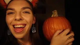 Fast & Aggressive ASMR 🎃 Pumpkin Tapping & Hand Movements