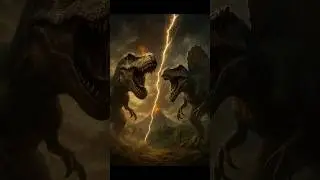 T-Rex vs Spino: Bite-Force Showdown #shorts #trex #dinosaur #spinosaurus #paleopop #jurassicworld