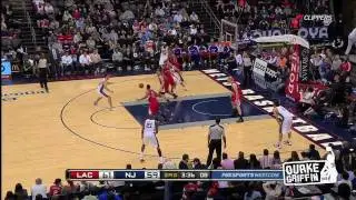 Blake Griffin Explosive Drive & Dunk vs Nets