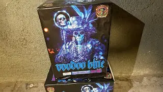 Voodoo Blue 34 shot firework by pyro loco [2025 Watch Till End]