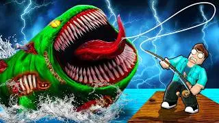 SHIVANG CAUGHT THE RAREST ZOMBIE PIRANHA IN ROBLOX !!