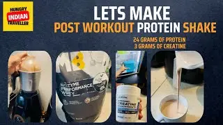 Best PROTEIN SHAKE to drink Post workout with @muscleblaze and @wellcore.in24