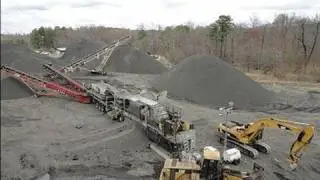 Asphalt Crushing Operation