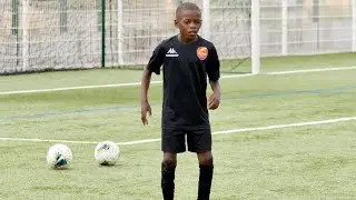 Owen Vangu JR U9 entraînement avec les U10 et U11 de QRM saison 2021/2022