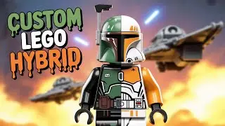 LEGO Minifigure Split-Screen Build: Boba Fett & Commander Cody