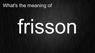 What's the meaning of 