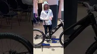 Meet the Gamux Sego Prototyp. 180 mm in the front, 170 in the rear. Would this be a bike for you?