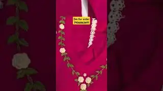 Booking Now❤️&zwj;🩹 Hand Embroidery Suit Thread work suit #suit #shorts #thread work #handworksuit