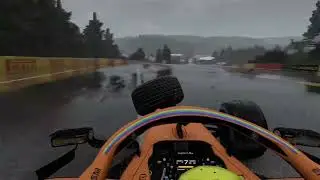 Lando Norris Crash In Spa 2021