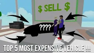 Dude Theft Wars The Top 5 Most Expensive Vehicle in This game !!! 🔥🔥🔥