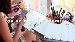 study with me: 2h a tiempo real... asmr l lau