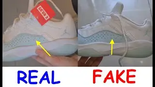 Real vs Fake Jordan 11 CMFT sneakers. How to spot fake Jordan 11 shoes