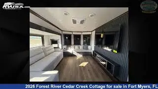 Incredible 2026 Forest River Cedar Creek Cottage Fifth Wheel RV For Sale in Fort Myers, FL