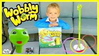 WOBBLY WORM Ring Toss Game Review For Kids