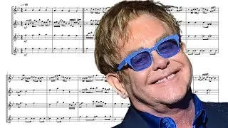 Your Song (Elton John) - Saxophone Quartet Sheet Music Arrangement (Sax Quartet SATB)