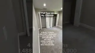 AFFORDABLE 3 SPLIT OPEN CONCEPT Home for Sale in Lithia Springs, GA I Georgia Real Estate I #georgia