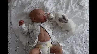 Relaxing Morning Routine With Reborn Newborn Girl (Reborn Art Doll Roleplay)