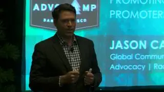 Rackspace's Jason Carter at Advocamp 2015
