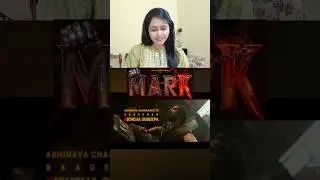 Mark Title Teaser 🔥 Kichcha sudeepa #trending #ytshorts #viral #shorts