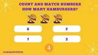 Count and Match Numbers - How Many?