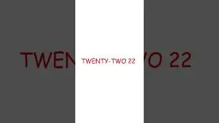 TWENTY ONE 21, TWENTY TWO 22. COUNTING CLASS SHORTS