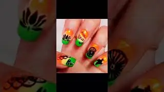 INDEPENDENCE DAY SPECIAL NAIL ART 🇮🇳 // S4SUTAPA #shorts #video #viral #art