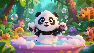 Panda&rsquo;s Tub Time Bubble Forest Hunt | Fun Bath Time Nursery Rhymes for Kids