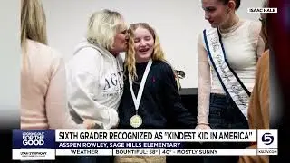 Saratoga Springs 6th-grader named 'Kindest Kid in America'