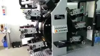 label printing machine flat bed diecutter machine d'impression etiquettes avec decoupe &agrave; plat