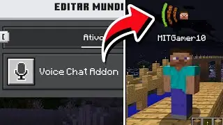 Baixe esse NOVO ADDON e Ative o CHAT DE VOZ OFICIAL em 1 minuto no Minecraft Bedrock!