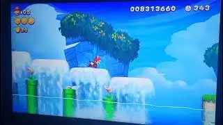 Super Mario Sparkling Waters 1 Waterspout Beach