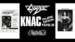 KNAC 105.5 - 80s Hit Music LYNZEE - Jezebel's PURE ROCK Night / Tawn Mastrey 80's Radio Add